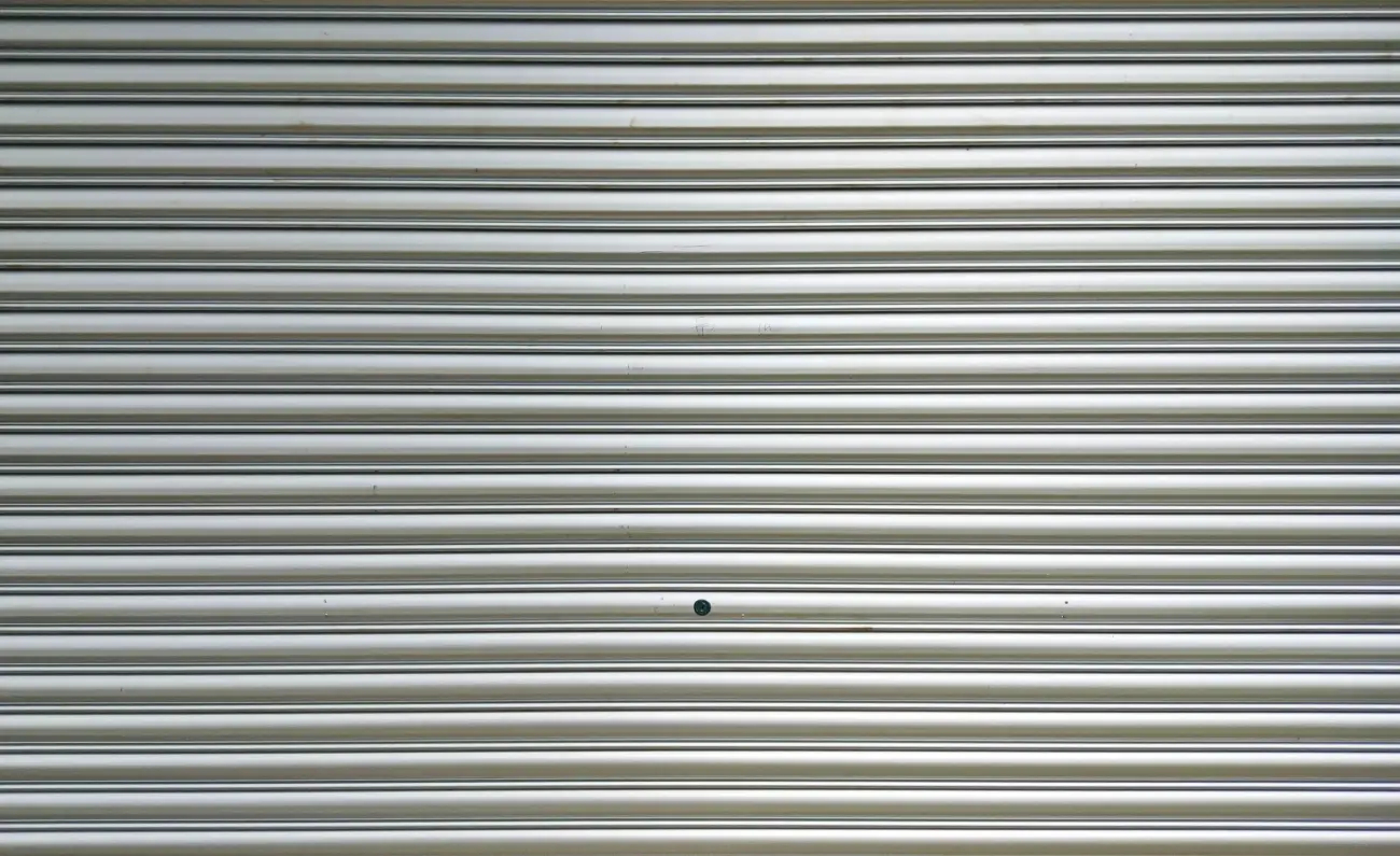 striped-metal-shutter-sliding